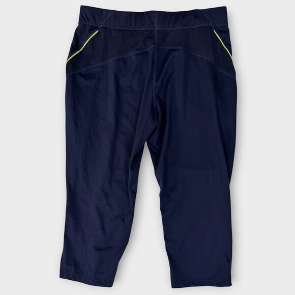 Tangerine Womens XL Athletic Leggings Blue Capri Polyester Spandex - Picture 5 of 8